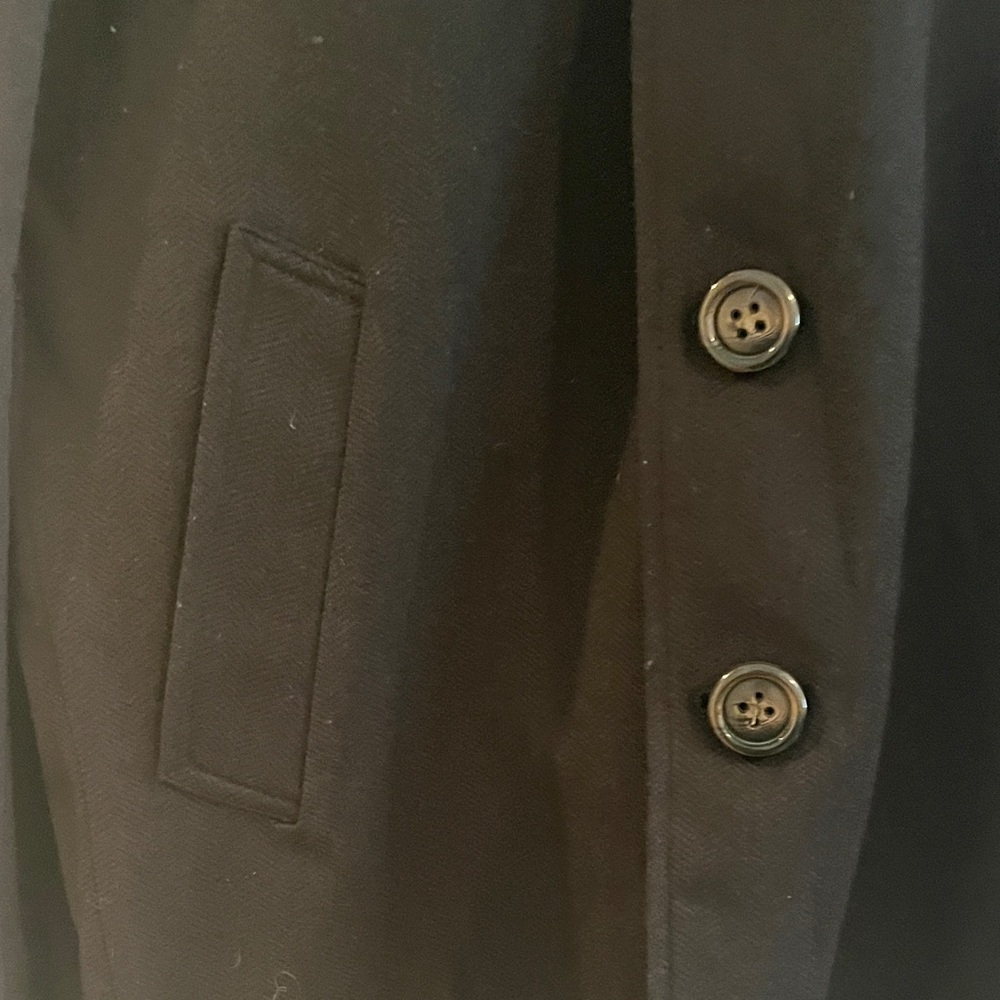 Black Trench Coat - Picture 2 of 3